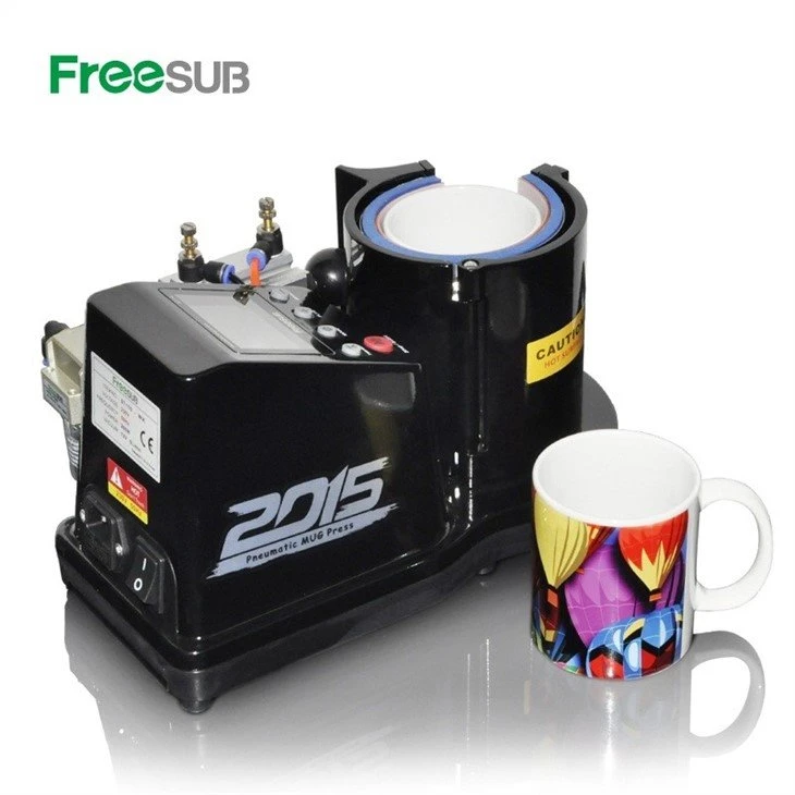Pneumatic coffee mug printing machine 2
