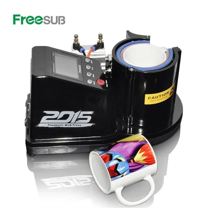 Pneumatic coffee mug printing machine3