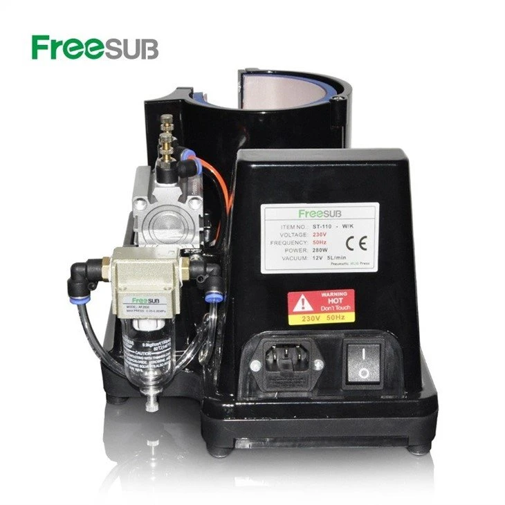 Pneumatic coffee mug printing machine5